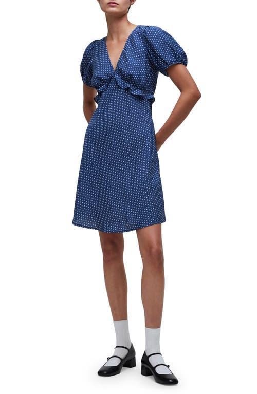 Madewell Polka Dot Puff Sleeve Ruffle Minidress product image