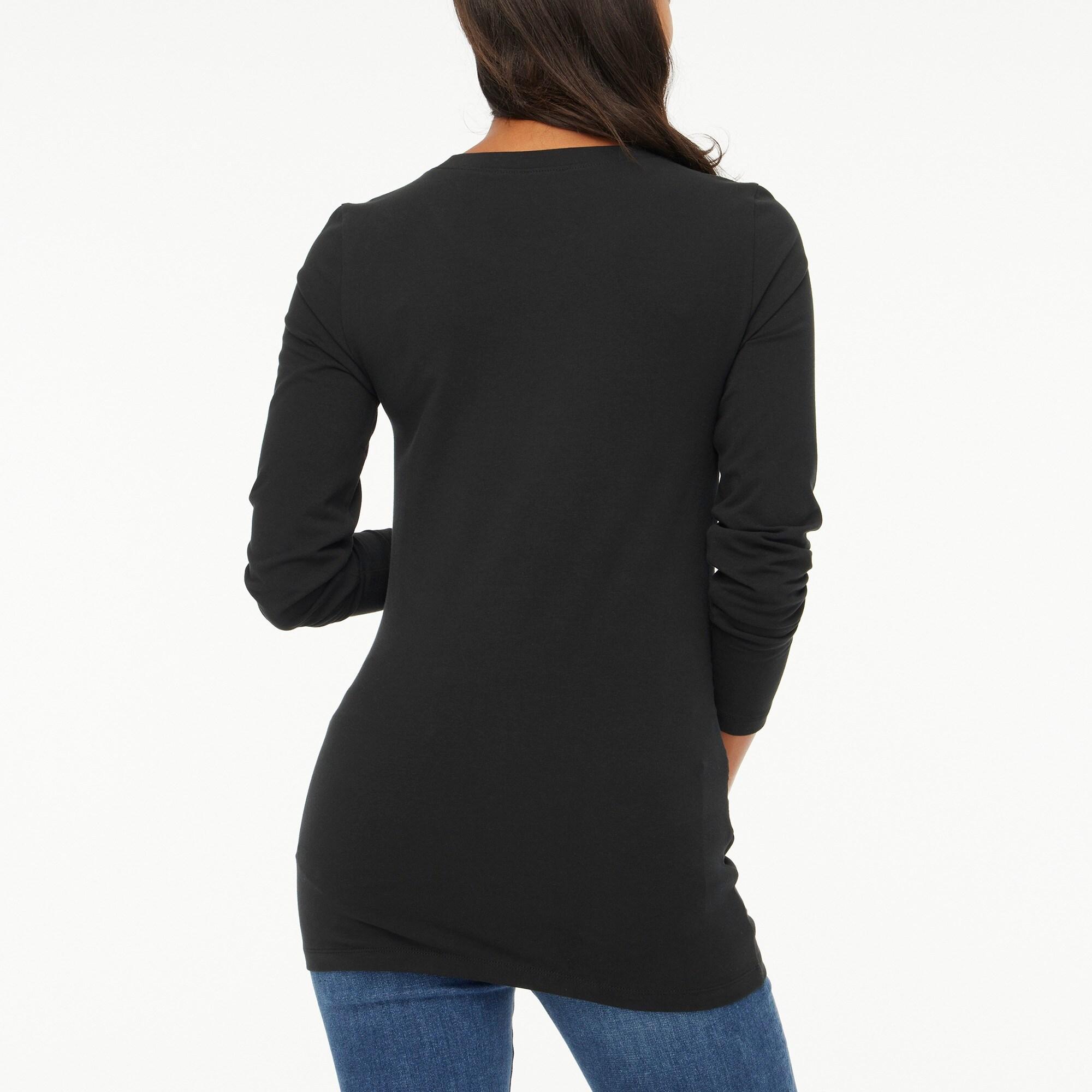 Long-sleeve crewneck maternity tee Product Image