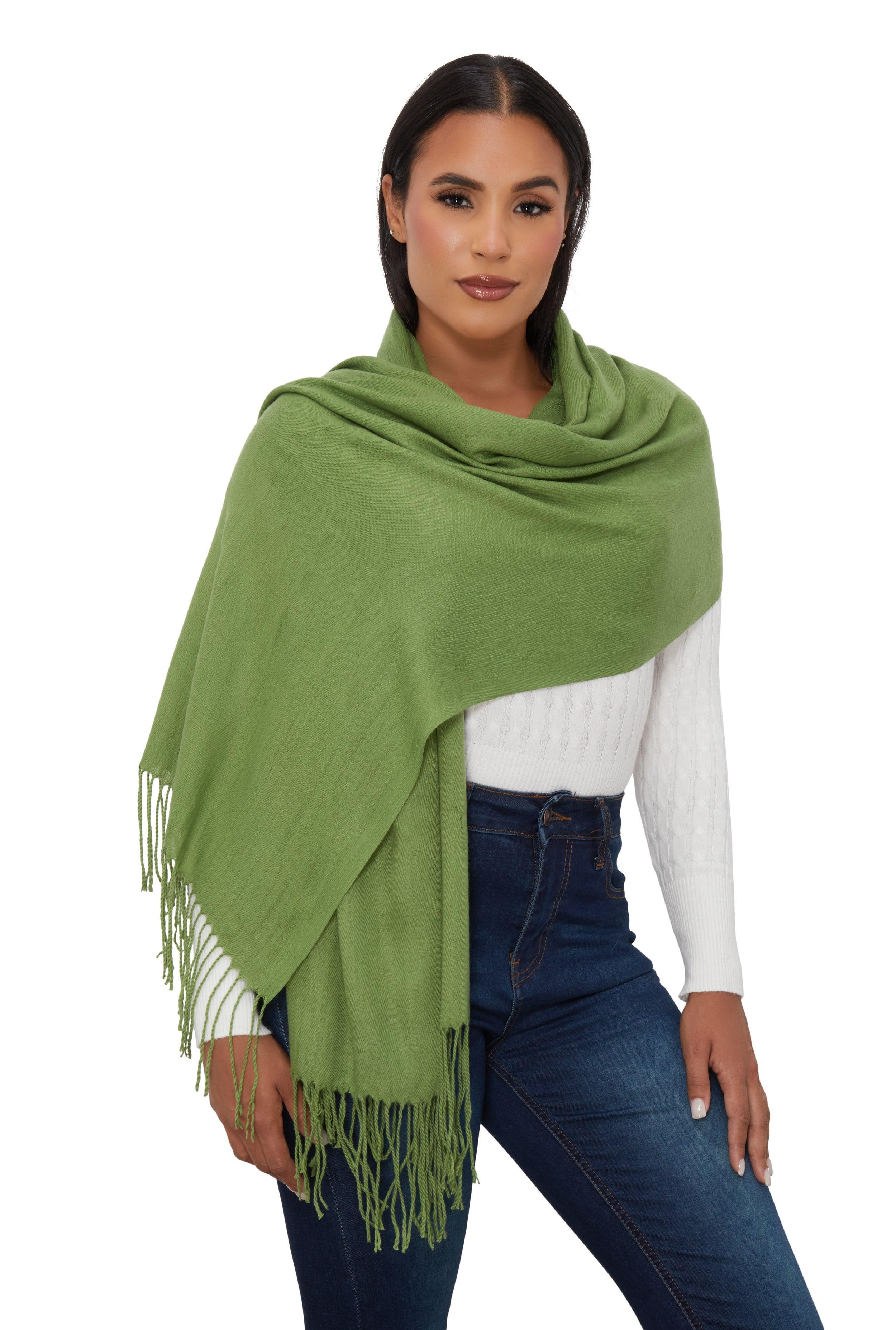 Solid Pashmina Scarf Female Product Image