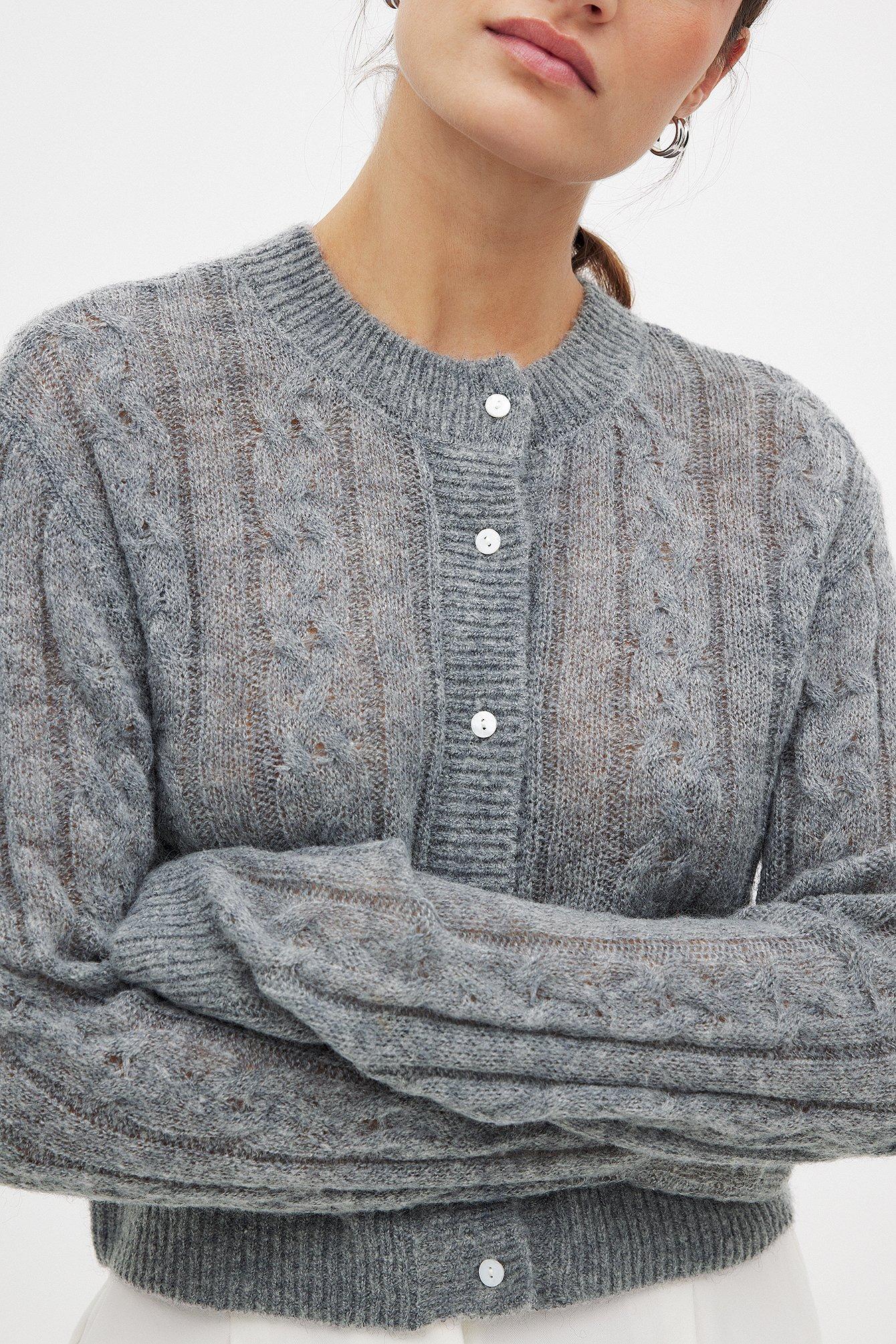 Knitted Cable Cardigan product image