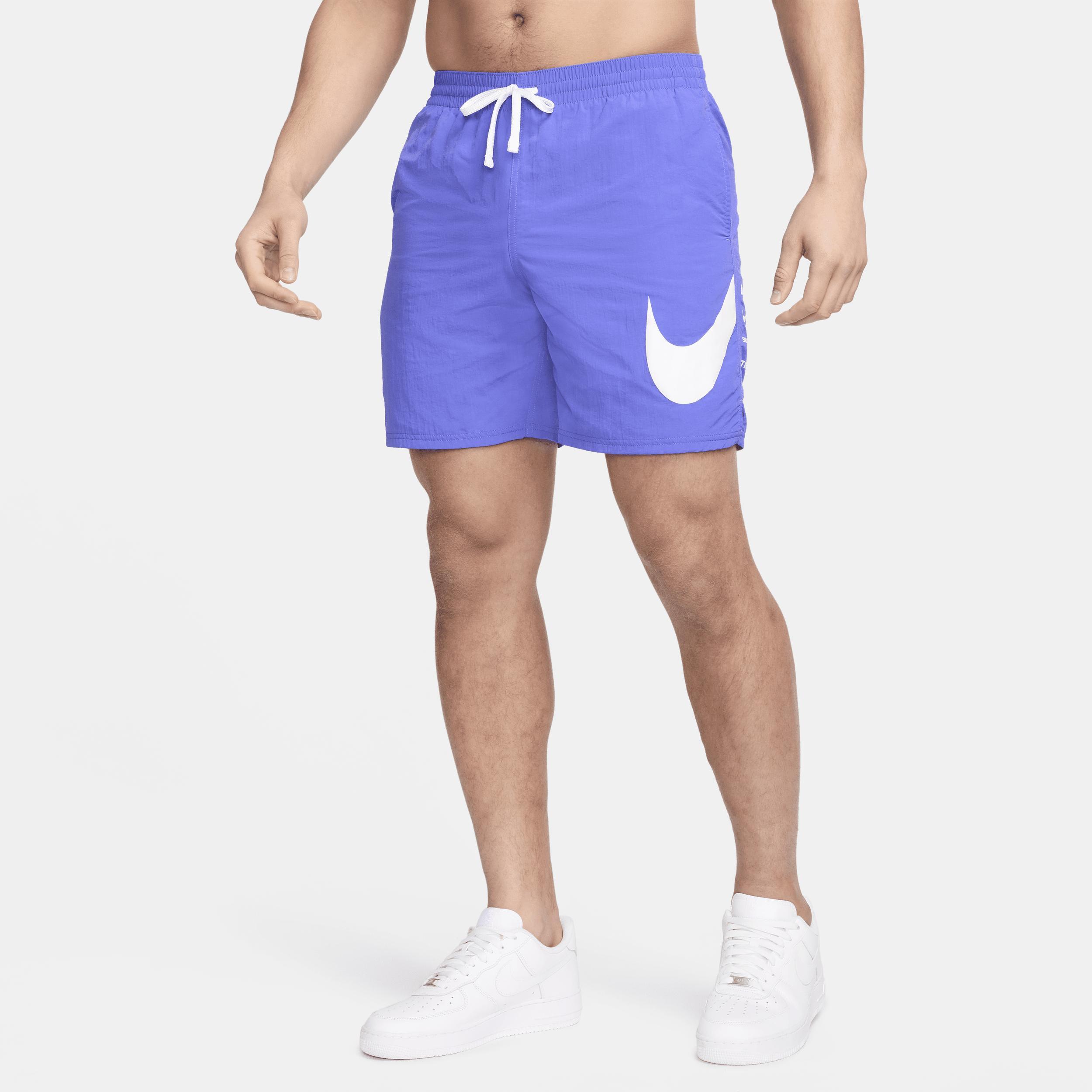 Nike Mens Nike Graphic HBR 7 Shorts - Mens Purple/White Product Image