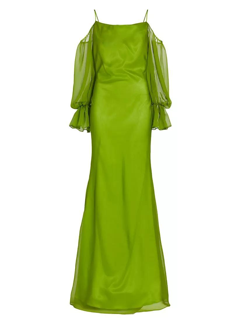 Sage Jubilent Chiffon Gown Product Image