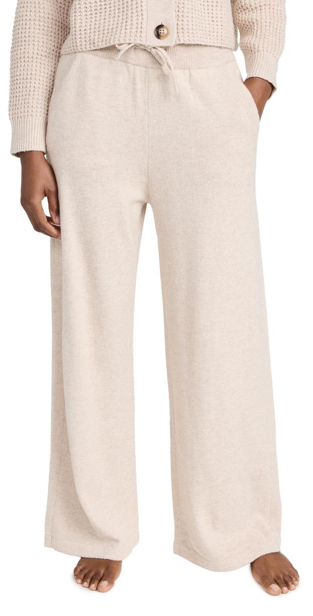 Eberjey Recycled Sweater - The Pants (Oat) Women's Clothing Product Image