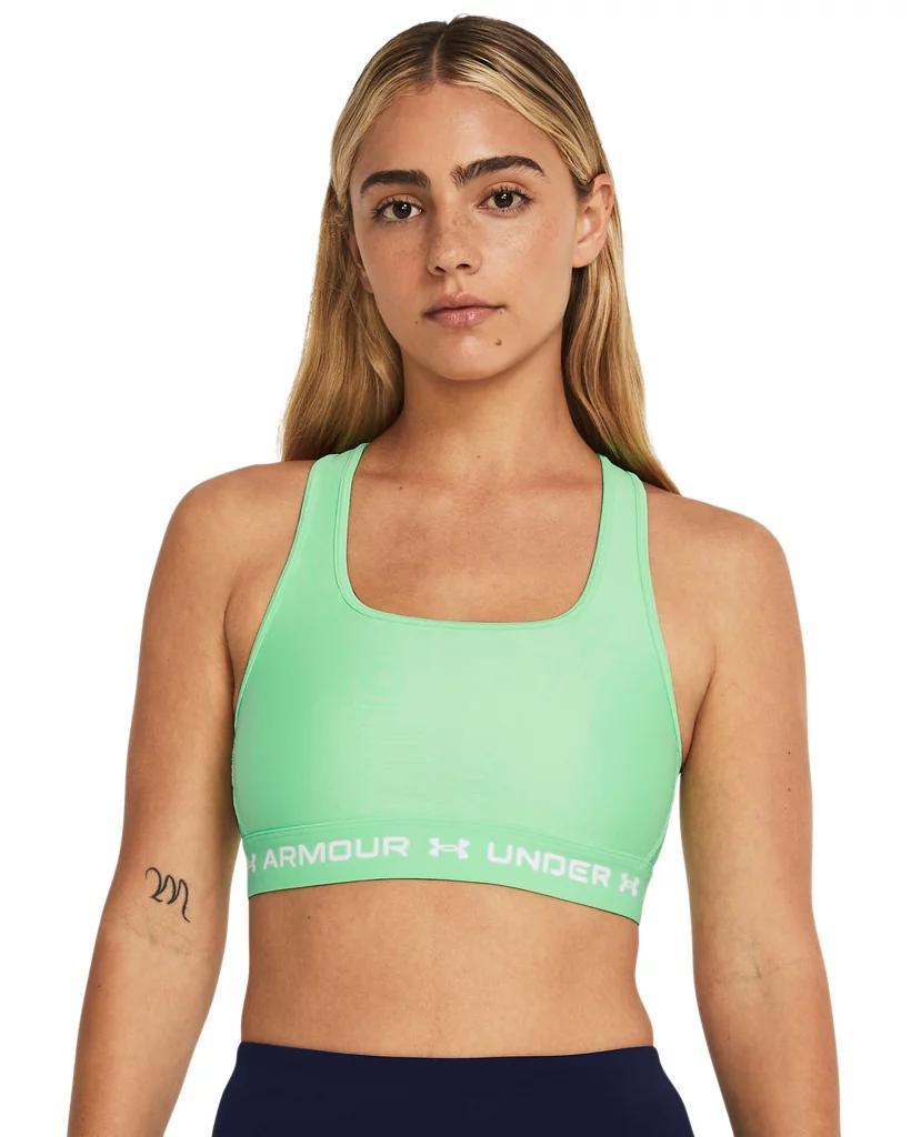 Women's Armour® Mid Crossback Sports Bra Product Image