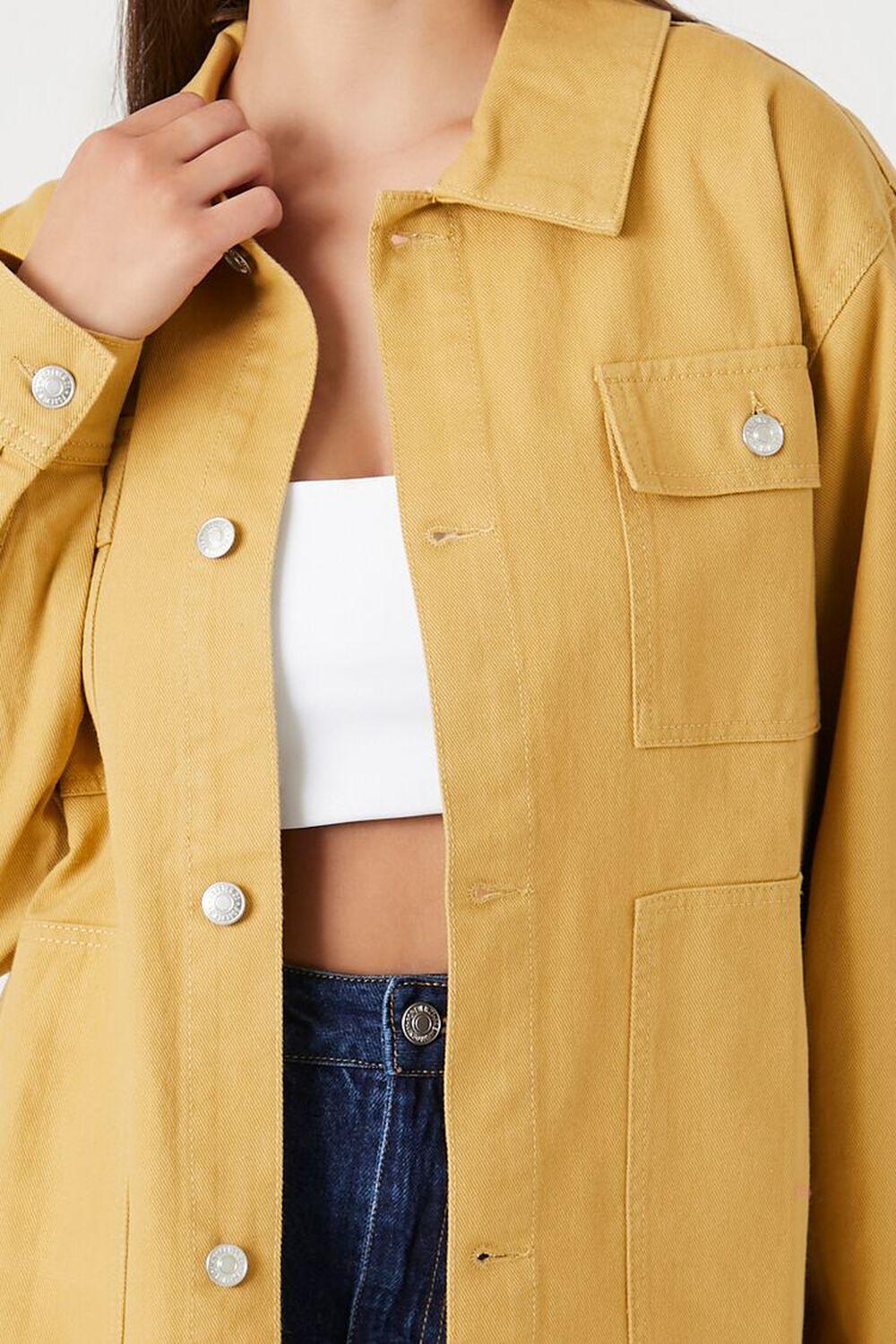 Twill Button-Up Shacket | Forever 21 Product Image