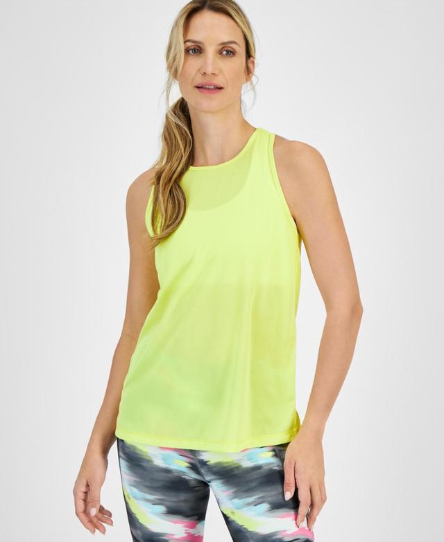 Women's Birdseye Mesh Racerback Tank Top, Created for Macy's Product Image