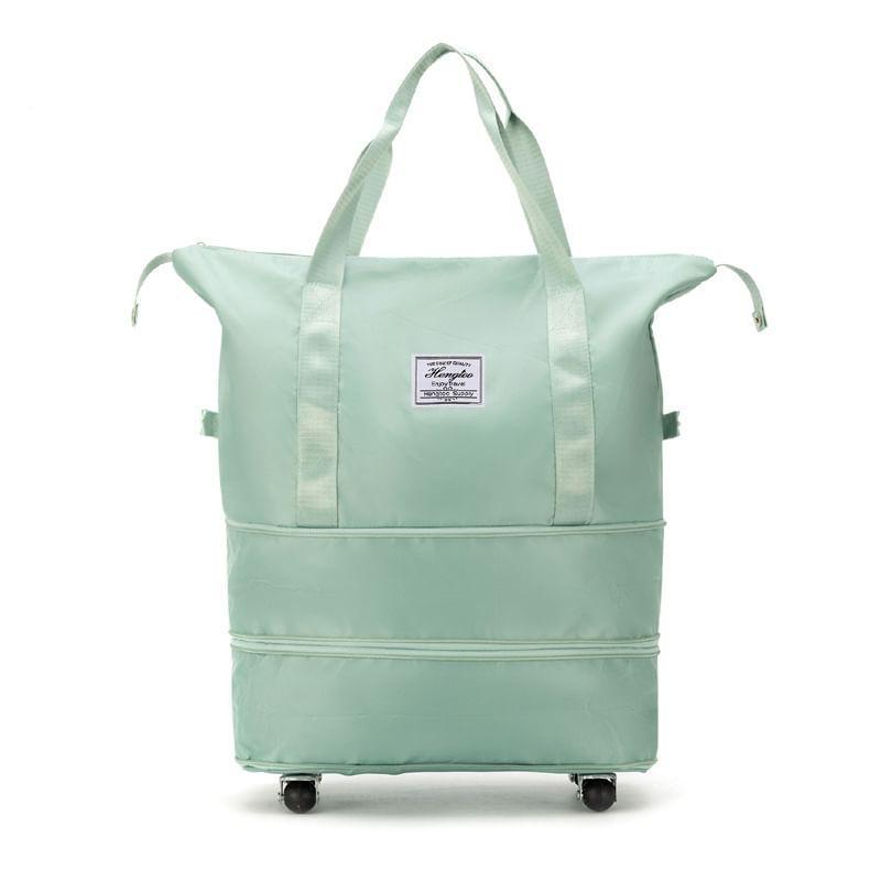 Letter Label Carryall Bag with Wheels Product Image