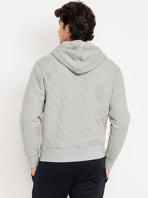 Quilted Full-Zip Sweatshirt Product Image