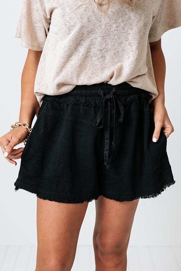 En Route Shorts In Black Product Image