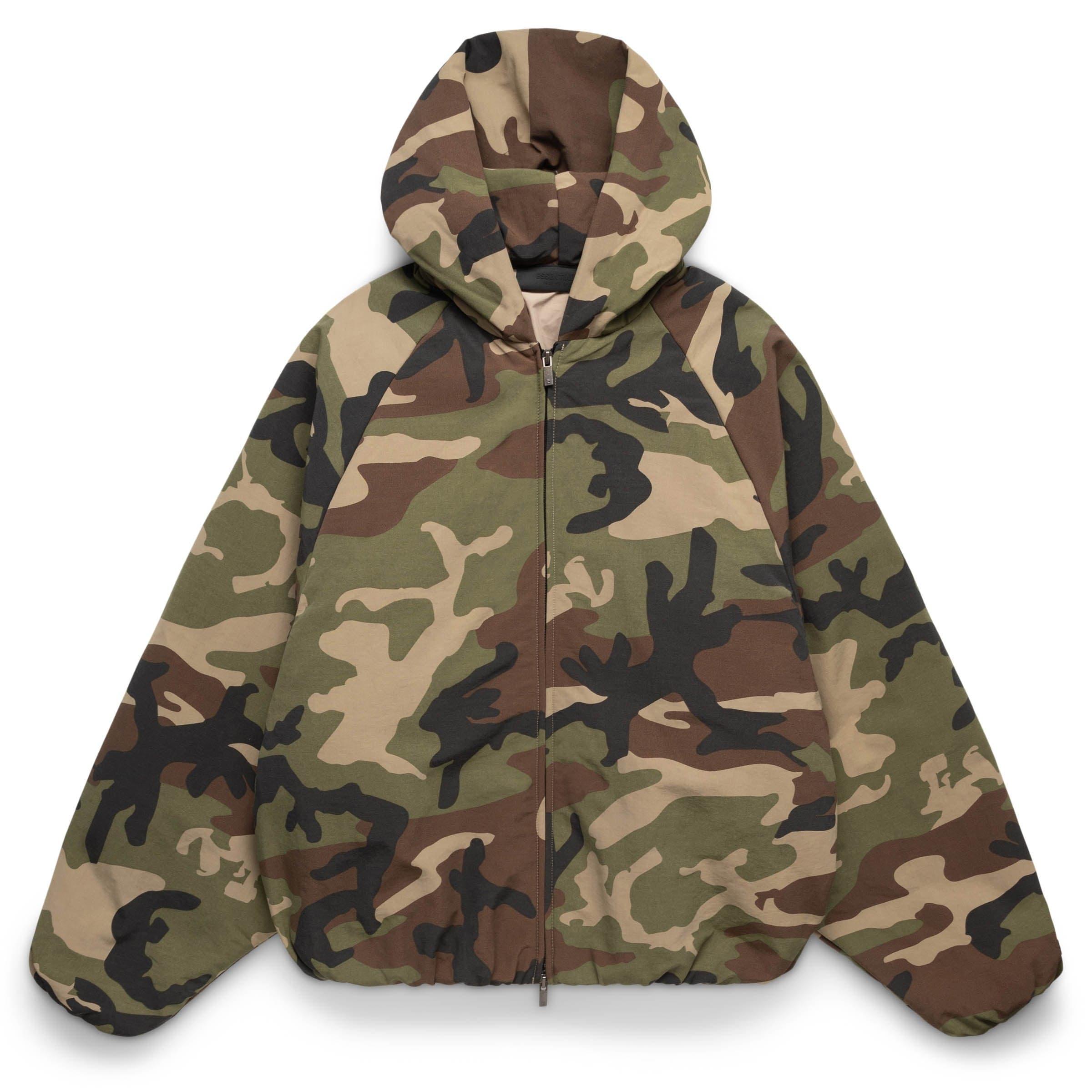 MILITARY NYLON HOODED JACKET Product Image