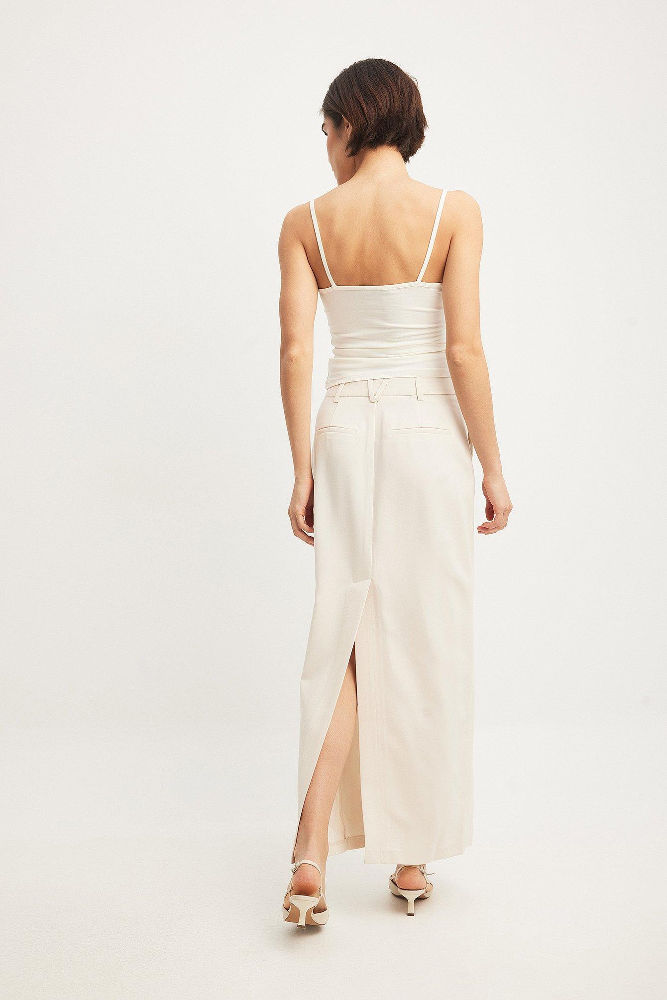 Tailored Maxi Skirt Product Image