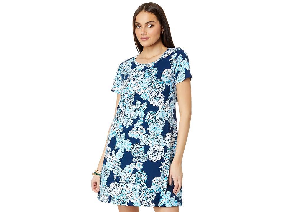 Lilly Pulitzer Cody Short Sleeve Dress (Low Tide Bouquet All Day) Women's Dress Product Image