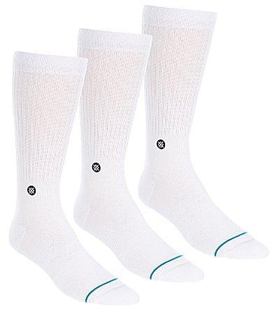 Stance Icon 3-Pack Men's Crew Cut Socks Shoes Product Image