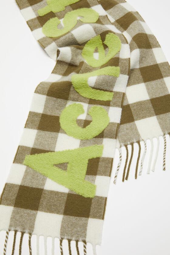 Check logo scarf - Narrow Product Image