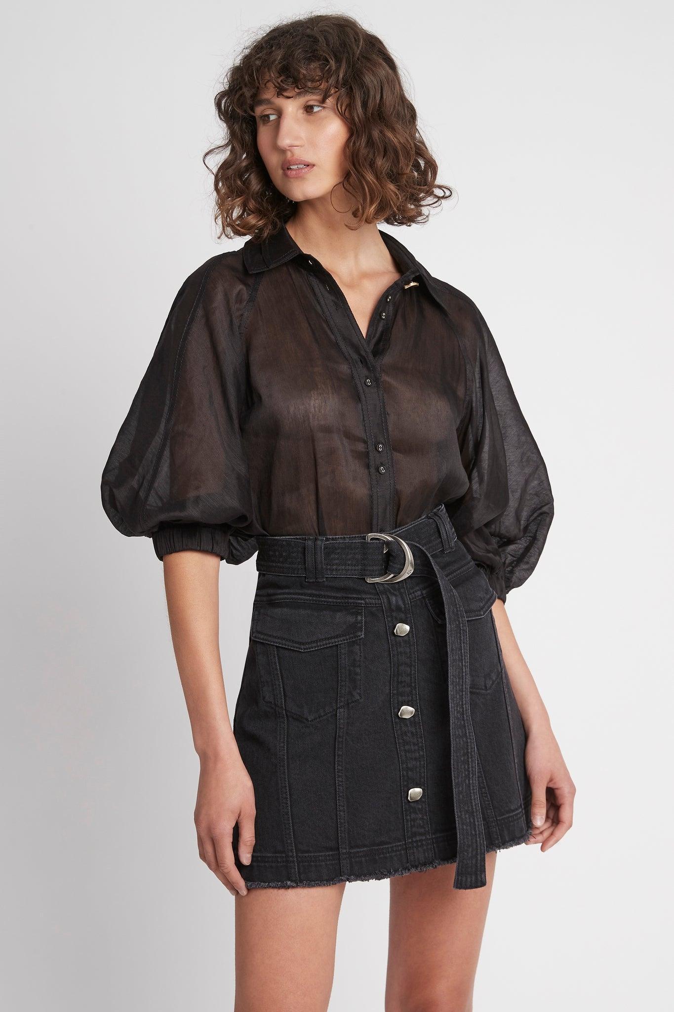 Palms Puff Sleeve Shirt Product Image