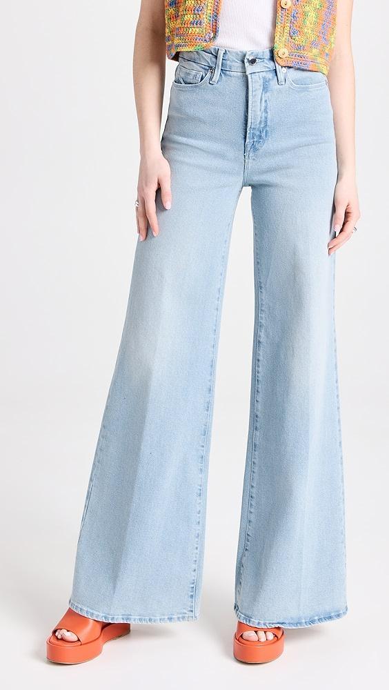 Good American Good Waist Palazzo Jeans | Shopbop Product Image