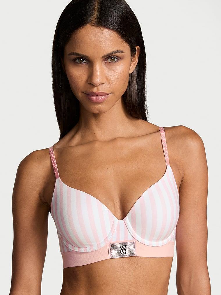 Shine Patch Lightly Lined Full-Coverage Bra Product Image