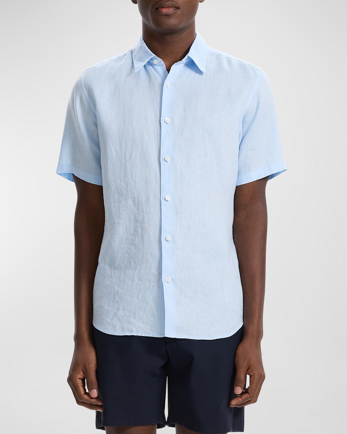 Mens Irving Linen Short-Sleeve Shirt Product Image