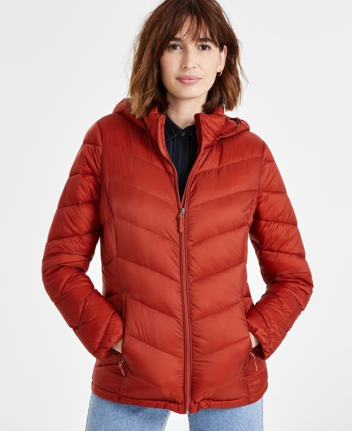 Charter Club Womens Packable Hooded Puffer Coat, Created for Macys Product Image