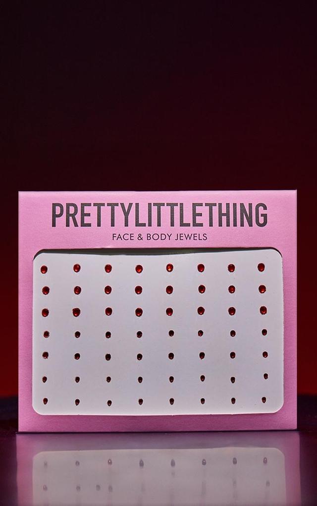 PRETTYLITTLETHING Red Crystal Multipack Gems Product Image