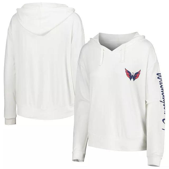 Womens Concepts Sport Washington Capitals Accord Hacci Long Sleeve Hoodie T-Shirt Product Image