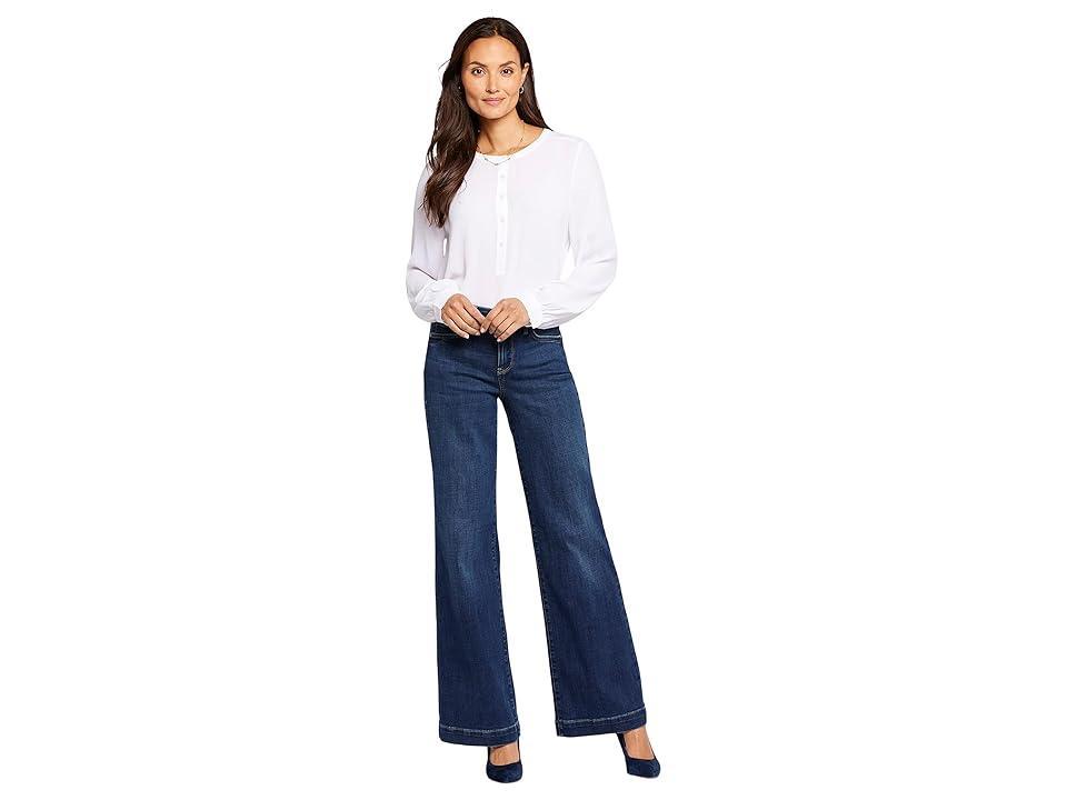 Nydj Womens Teresa Wide Leg 1.5 Hem Jeans Product Image