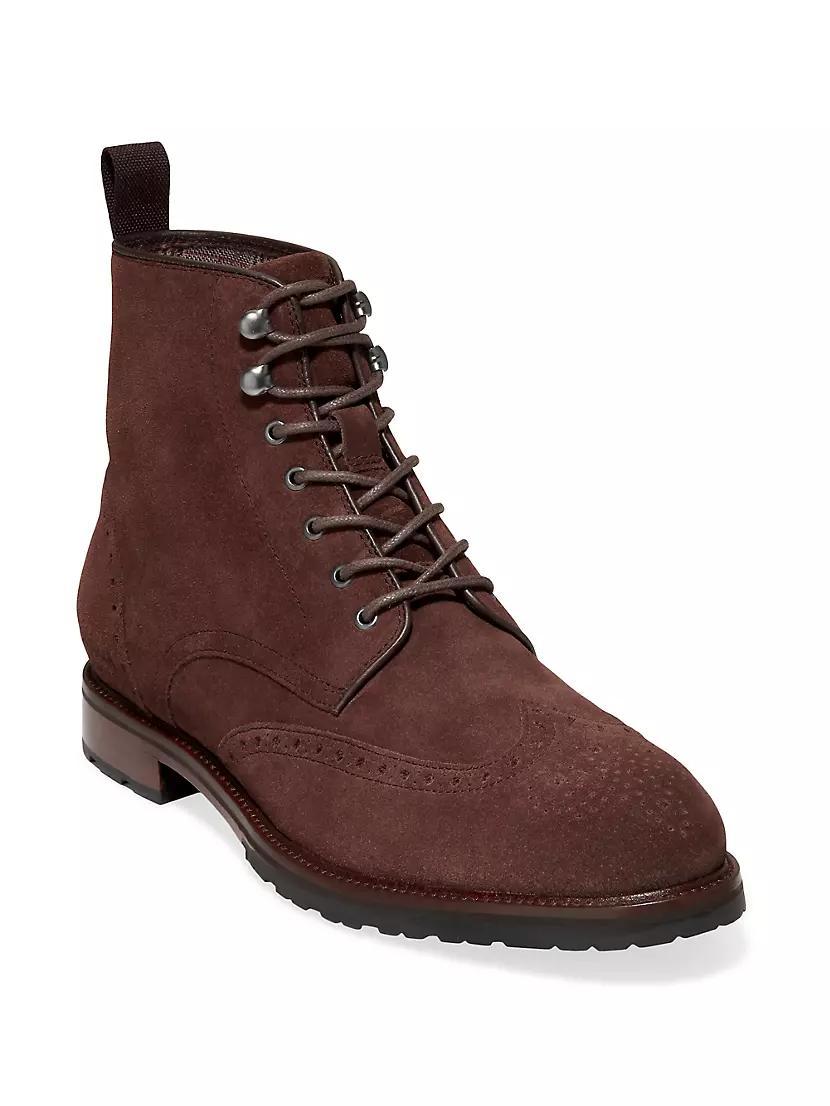 Berkshire Suede Wingtip Boots Product Image