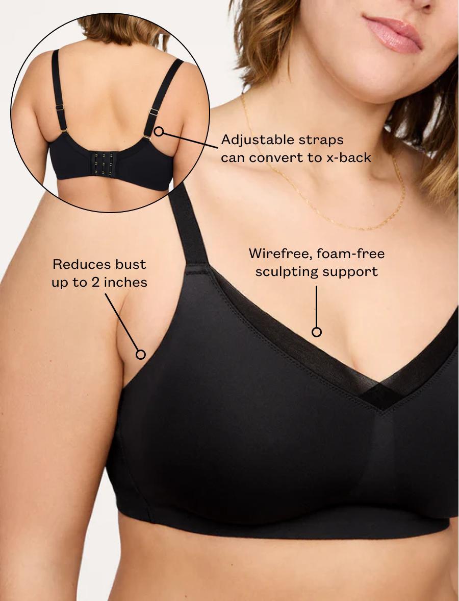 24/7® Classic Wireless Crossover Minimizer Bra Product Image