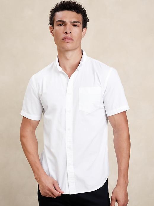 Slim Summer Cotton Shirt Product Image