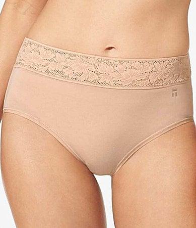 Tommy John Lace Waist Second Skin High Rise Brief Panty Product Image