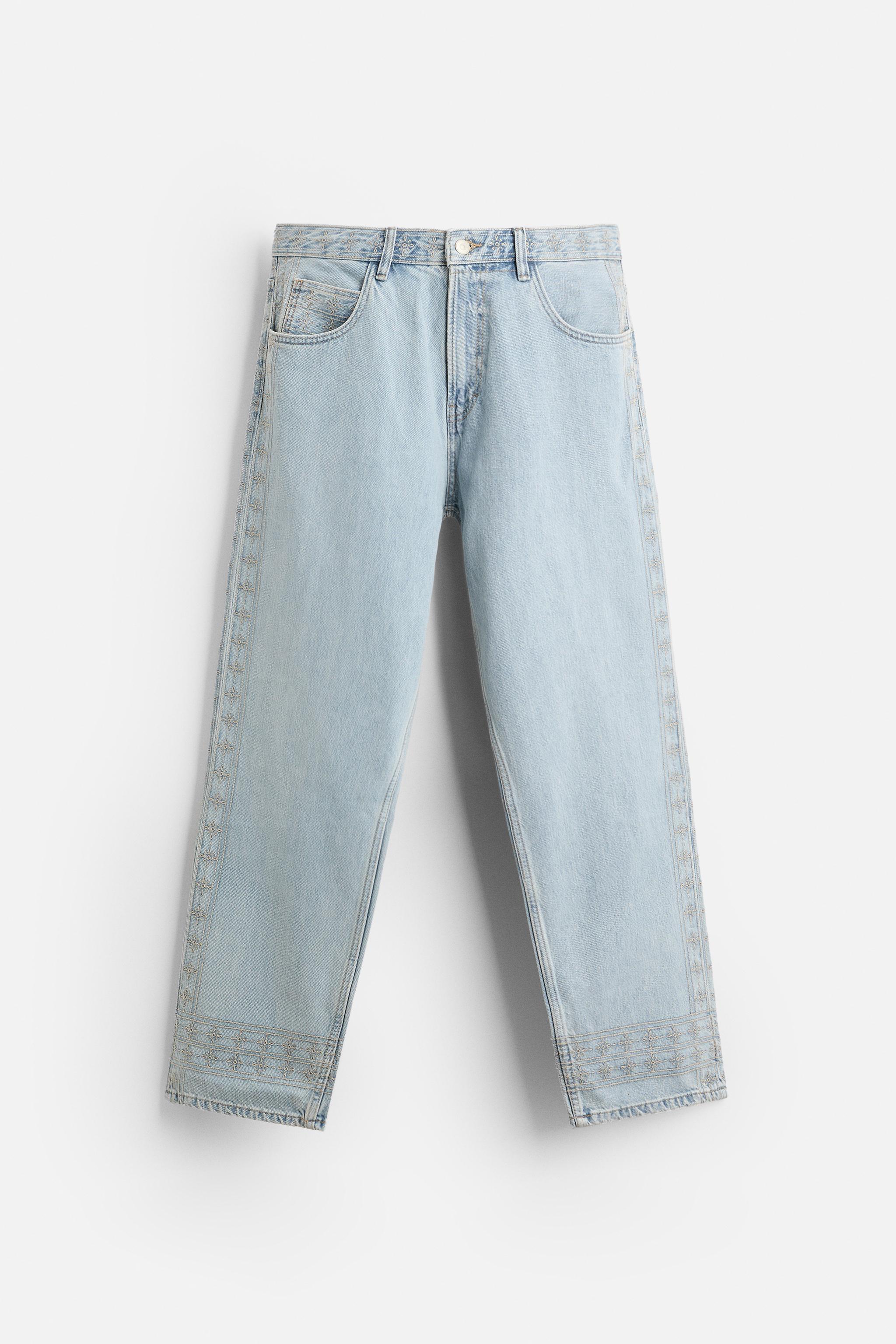 LIMITED EDITION EMBROIDERED JEANS Product Image