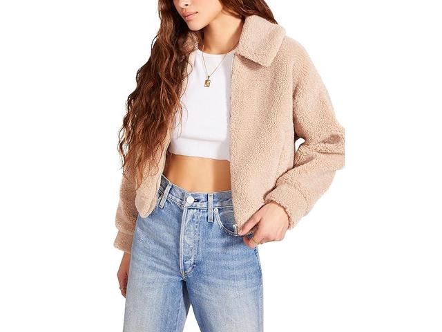 Steve Madden Teddy To Go Jacket (Light ) Women's Clothing Product Image