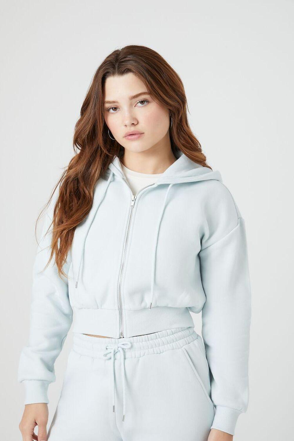 Fleece Zip-Up Hoodie | Forever 21 Product Image