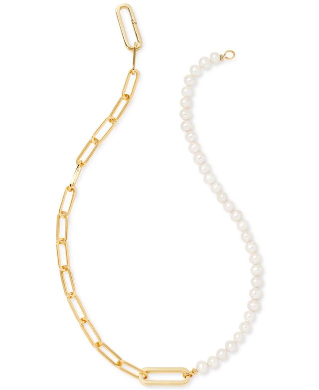 Kendra Scott Ashton Silver Half Chain Necklace Product Image