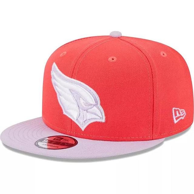 Mens New Era /Lavender Arizona Cardinals Two-Tone Color Pack 9FIFTY Snapback Hat Product Image