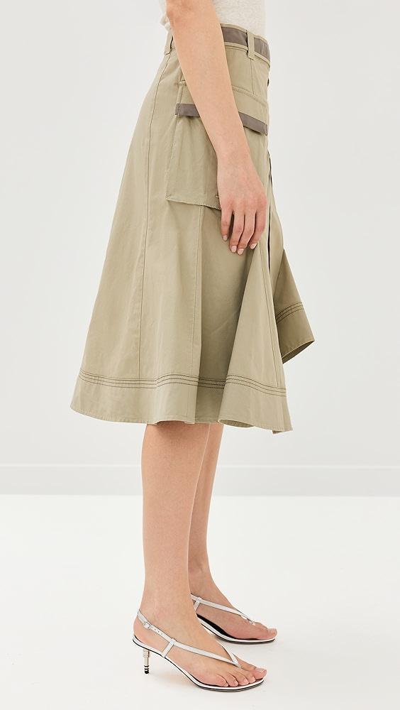 3.1 Phillip Lim Double Layered Utility Cargo Skirt | Shopbop Product Image