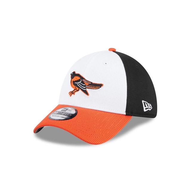 Baltimore Orioles 2024 Batting Practice 39THIRTY Stretch Fit Hat Male Product Image