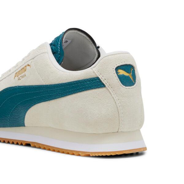 PUMA Roma Suede Men's Sneakers in Alpine Snow/Cold Green/Gum Product Image