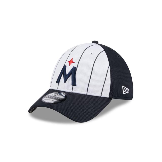 Minnesota Twins 2024 Batting Practice 39THIRTY Stretch Fit Hat Male Product Image