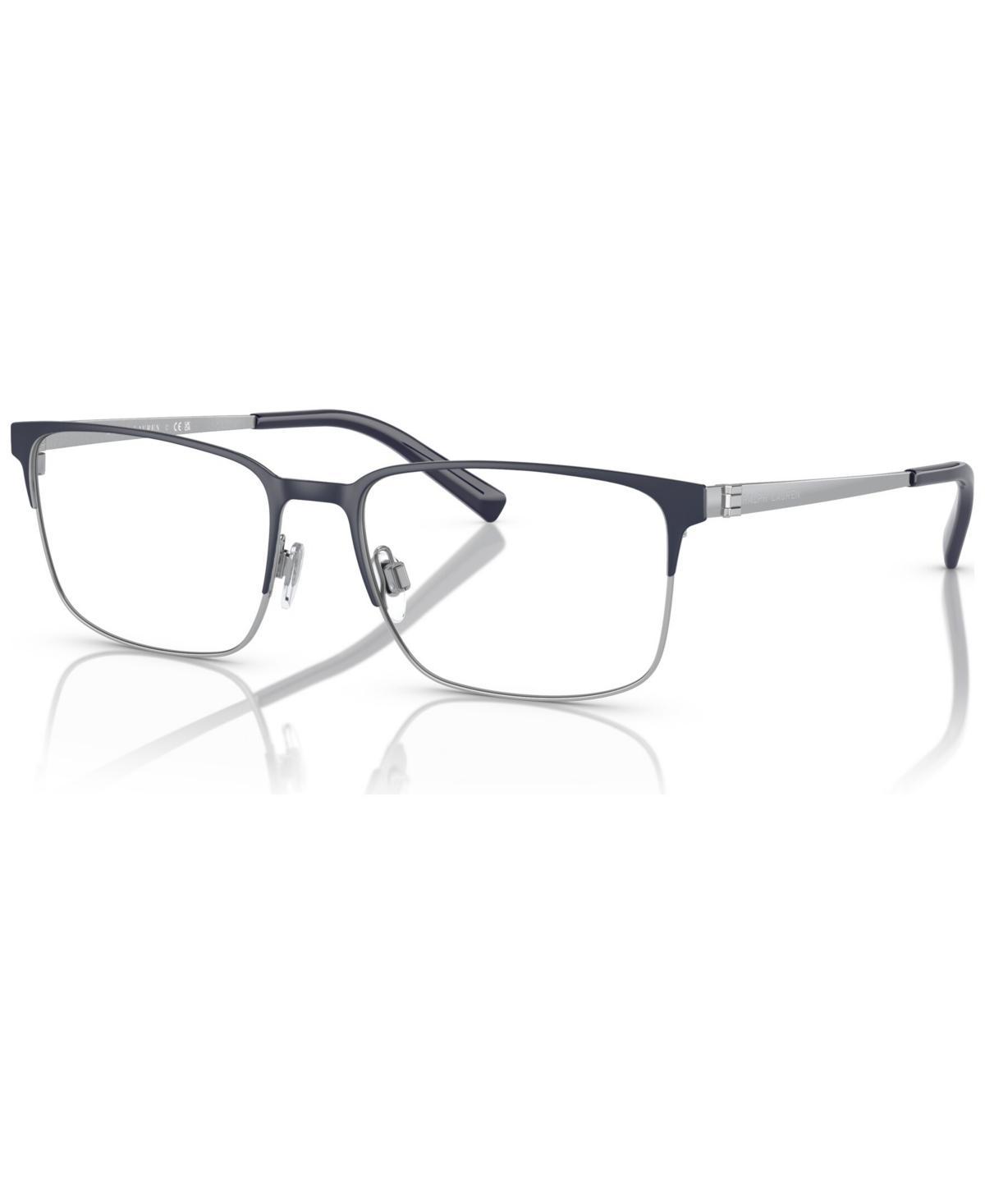 Ralph Lauren Mens Rectangle Eyeglasses, RL5119 55 - Semi Matte Black, Gunmetal Product Image