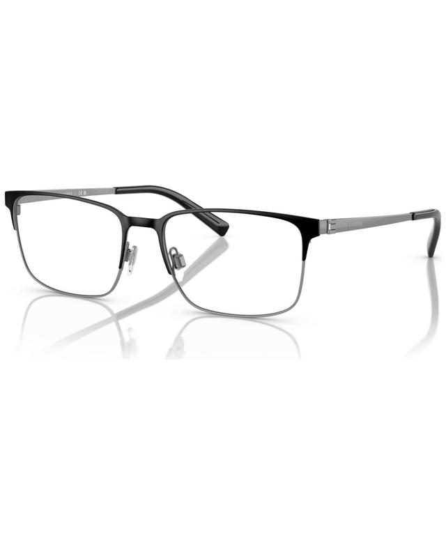 Ralph Lauren Mens Rectangle Eyeglasses, RL5119 55 - Semi Matte Black, Gunmetal Product Image