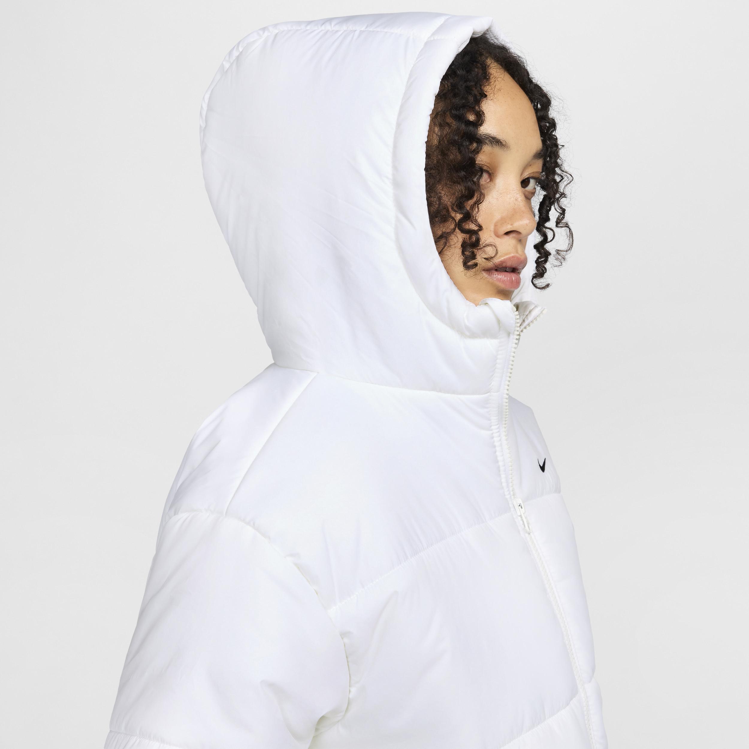 Womens Nike Sportswear Classic Puffer Therma-FIT Loose Hooded Jacket Product Image