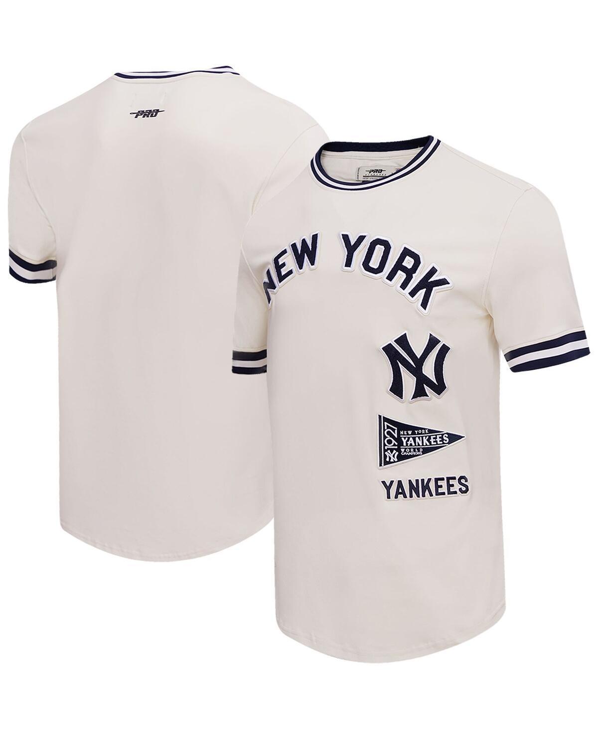 Mens Pro Standard Cream New York Yankees Cooperstown Collection Retro Classic T-shirt Product Image