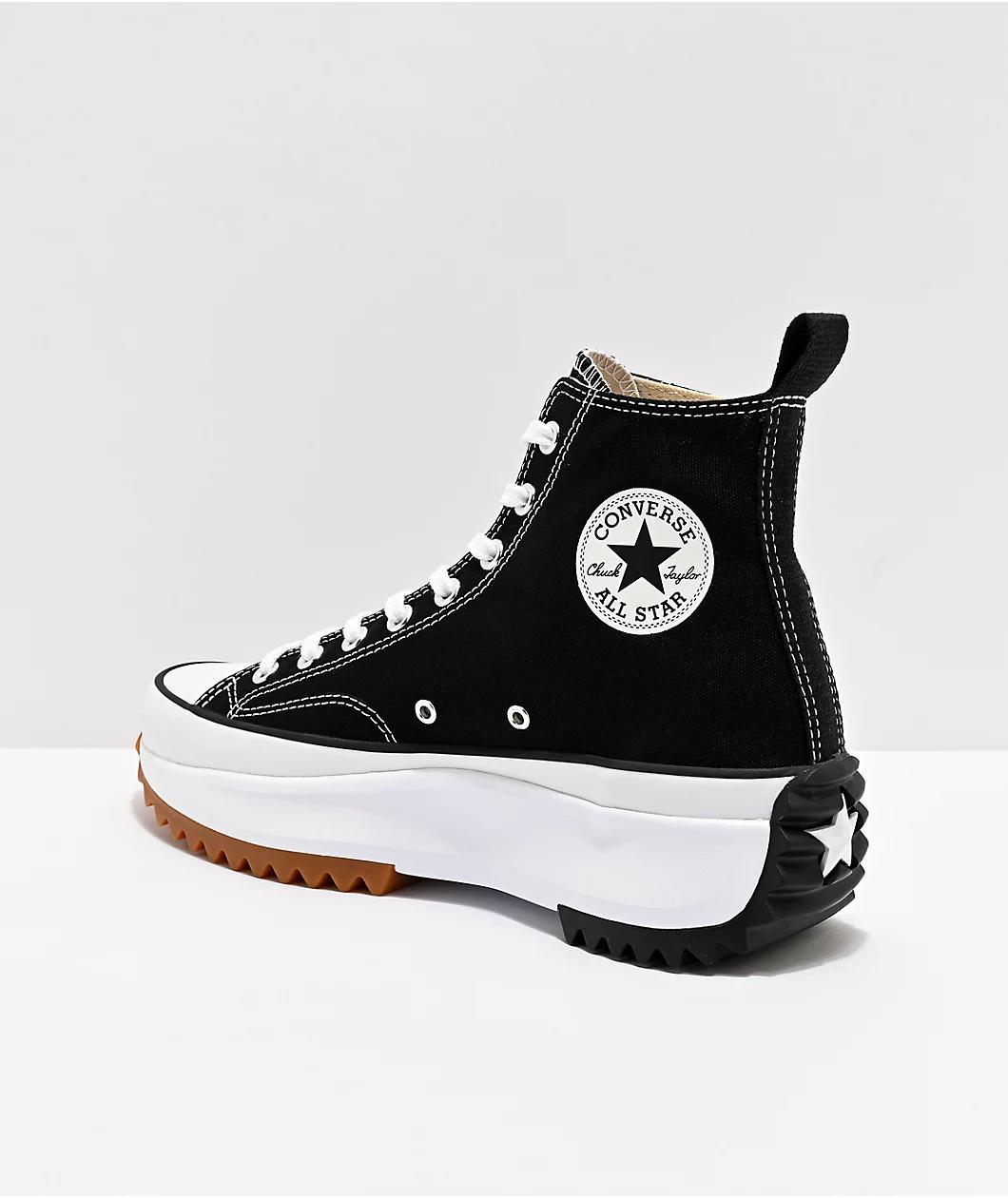 Converse Run Star Hike Black High Top Shoes Product Image