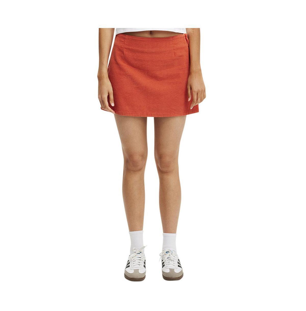 Cotton On Womens Cord Mini Skirt Product Image