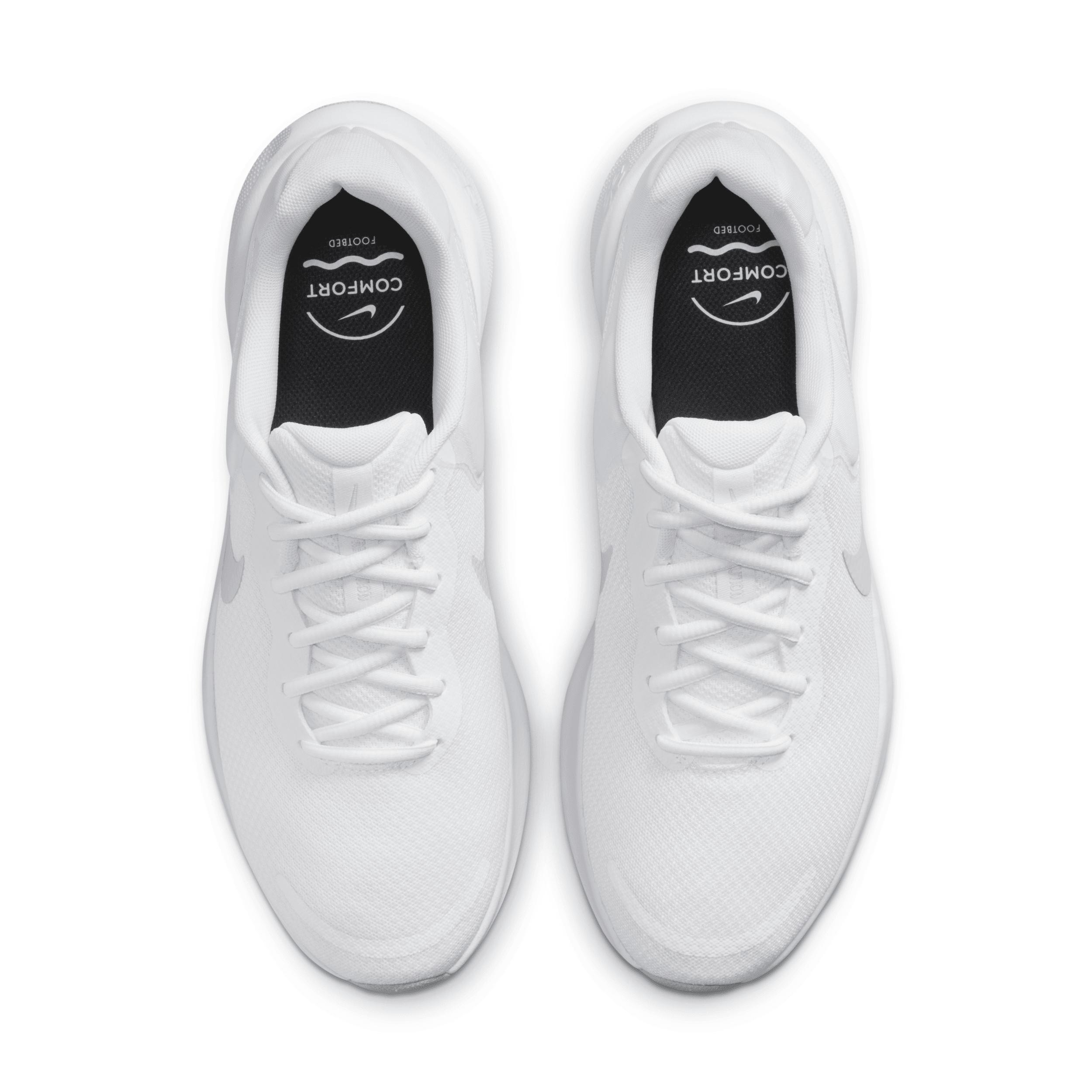 Nike Revolution 7 Mens Road Running Shoes White Product Image