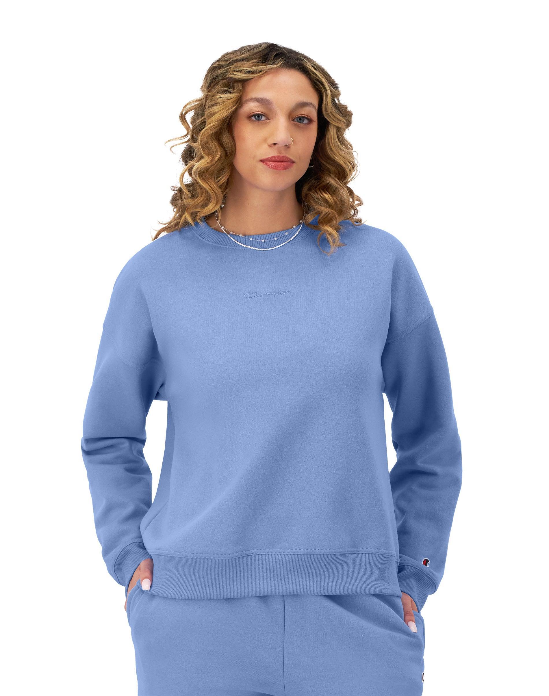 Champion Womens Powerblend Fleece Crewneck Sweatshirt Product Image