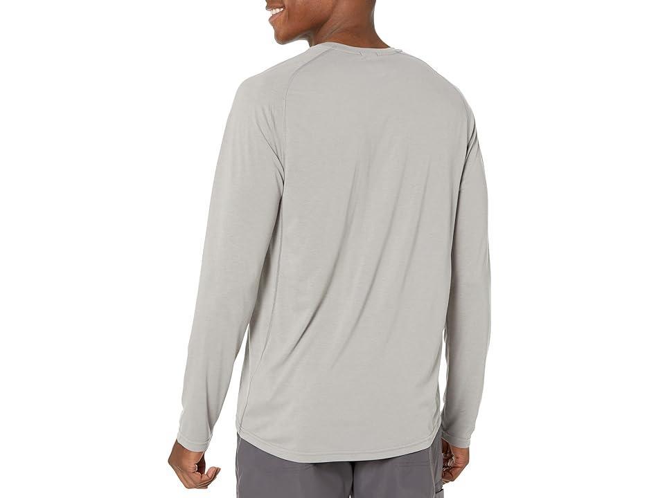 Prana Men's Mission Trails LS Tee - XL - Black Heather Topo Product Image