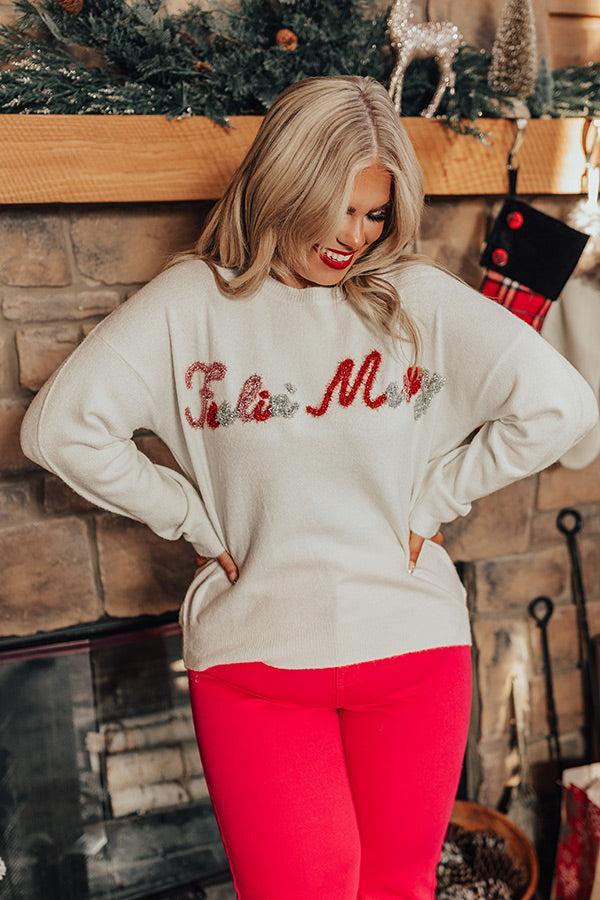 Feelin' Merry Tinsel Sweater Product Image