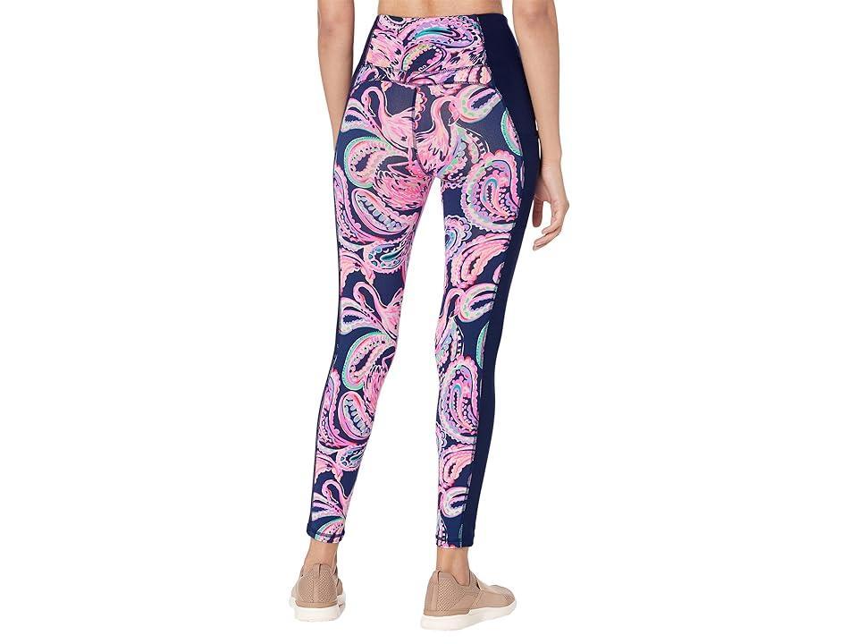 Lilly Pulitzer High-Rise Midi (High Tide Flock To The Top) Women's Casual Pants Product Image